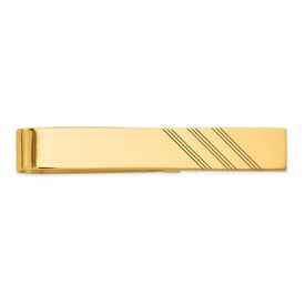 14k-mens-grooved-engravable-tie-bar-SolomonJeweler-Wichita-KS-CustomJewelry