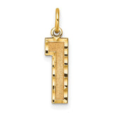 14k-medium-diamond-cut-number-1-charm-SolomonJeweler-Wichita-KS-CustomJewelry