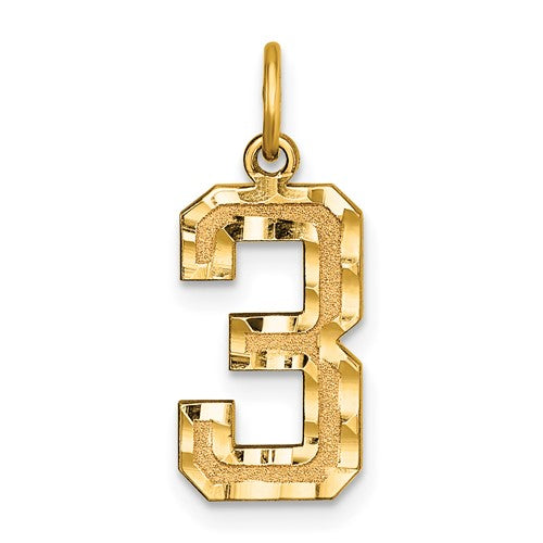 14k-medium-diamond-cut-number-3-charm-SolomonJeweler-Wichita-KS-CustomJewelry