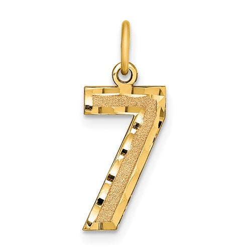 14k-medium-diamond-cut-number-7-charm-SolomonJeweler-Wichita-KS-CustomJewelry