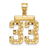 14k-medium-diamond-cut-number-33-charm-SolomonJeweler-Wichita-KS-CustomJewelry