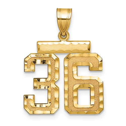 14k-medium-diamond-cut-number-36-charm-SolomonJeweler-Wichita-KS-CustomJewelry