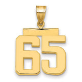 14k-medium-polished-number-65-charm-SolomonJeweler-Wichita-KS-CustomJewelry