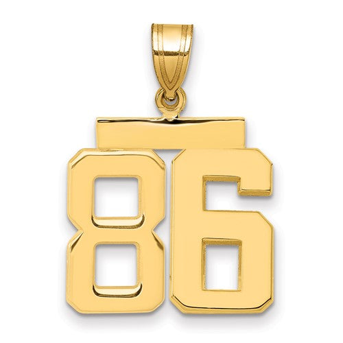14k-medium-polished-number-86-charm-SolomonJeweler-Wichita-KS-CustomJewelry