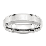 Cobalt Chrome 6mm Comfort Fit Beveled Edge Band