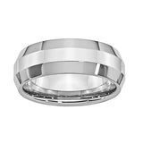 Cobalt Chrome 8mm High Polished with Beveled Edges Band