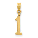 14k-polished-number-1-pendant-SolomonJeweler-Wichita-KS-CustomJewelry