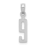 14kw-polished-number-9-pendant-SolomonJeweler-Wichita-KS-CustomJewelry
