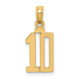 14k-polished-number-10-pendant-SolomonJeweler-Wichita-KS-CustomJewelry