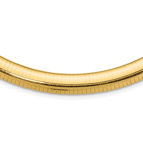 14k-10mm-domed-omega-necklace-SolomonJeweler-Wichita-KS-CustomJewelry