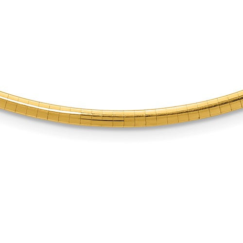 14k-3mm-domed-omega-necklace-SolomonJeweler-Wichita-KS-CustomJewelry
