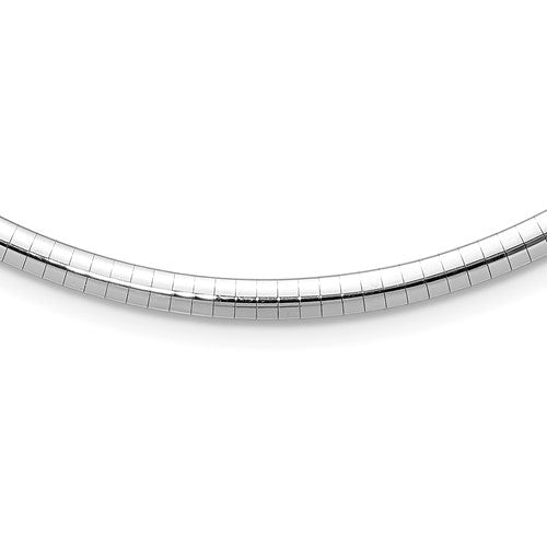 14k-white-gold-4mm-domed-omega-necklace-SolomonJeweler-Wichita-KS-CustomJewelry