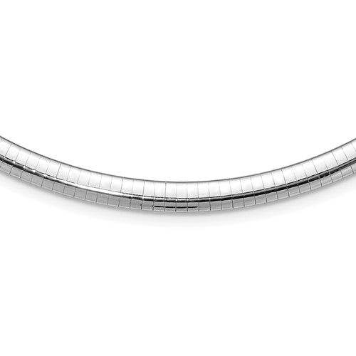 14k-white-gold-6mm-domed-omega-necklace-SolomonJeweler-Wichita-KS-CustomJewelry