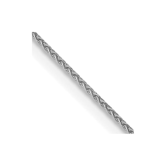 14k WG .85mm D/C Spiga with Lobster Clasp Chain - Solomon Jewelers