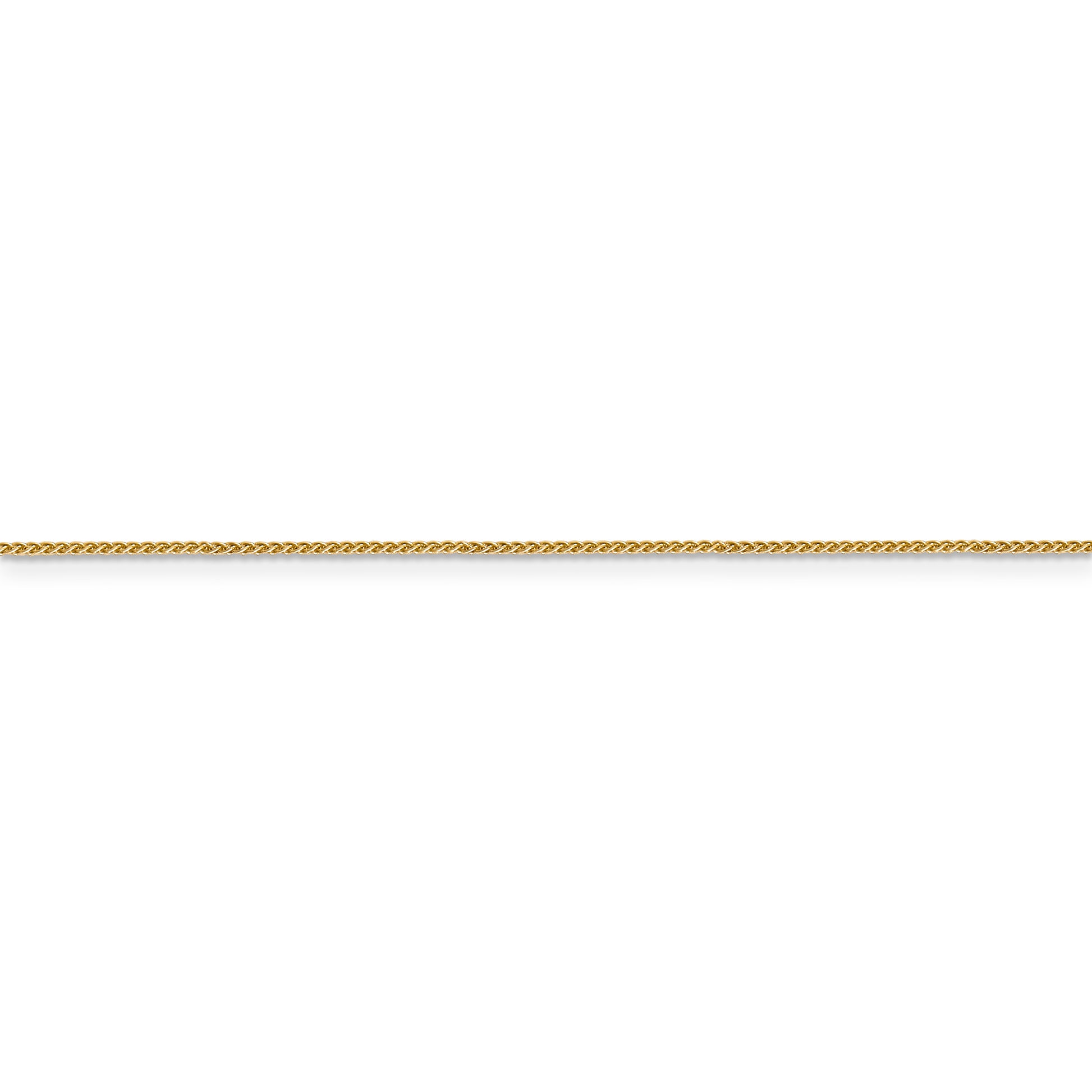 14k .85mm Spiga with Lobster Clasp Chain - Solomon Jewelers