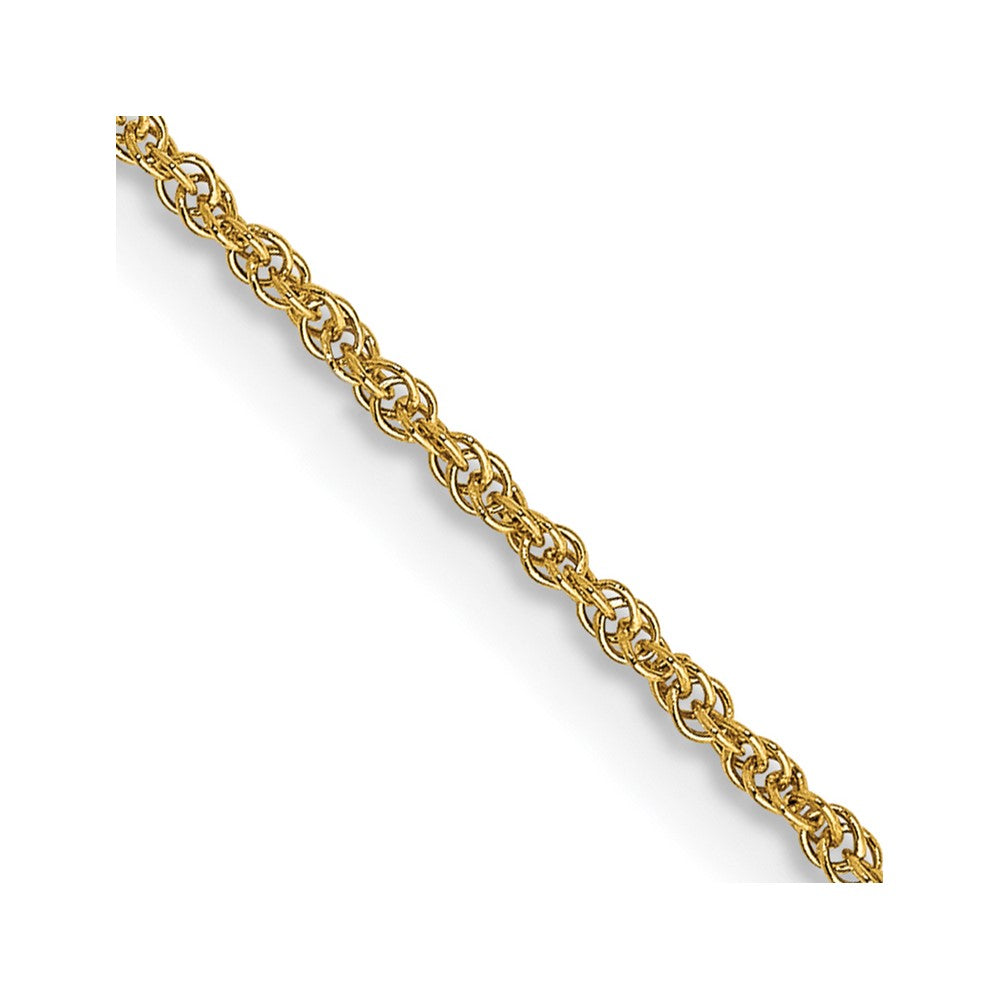 14k 1.1mm Baby Rope Chain - Solomon Jewelers