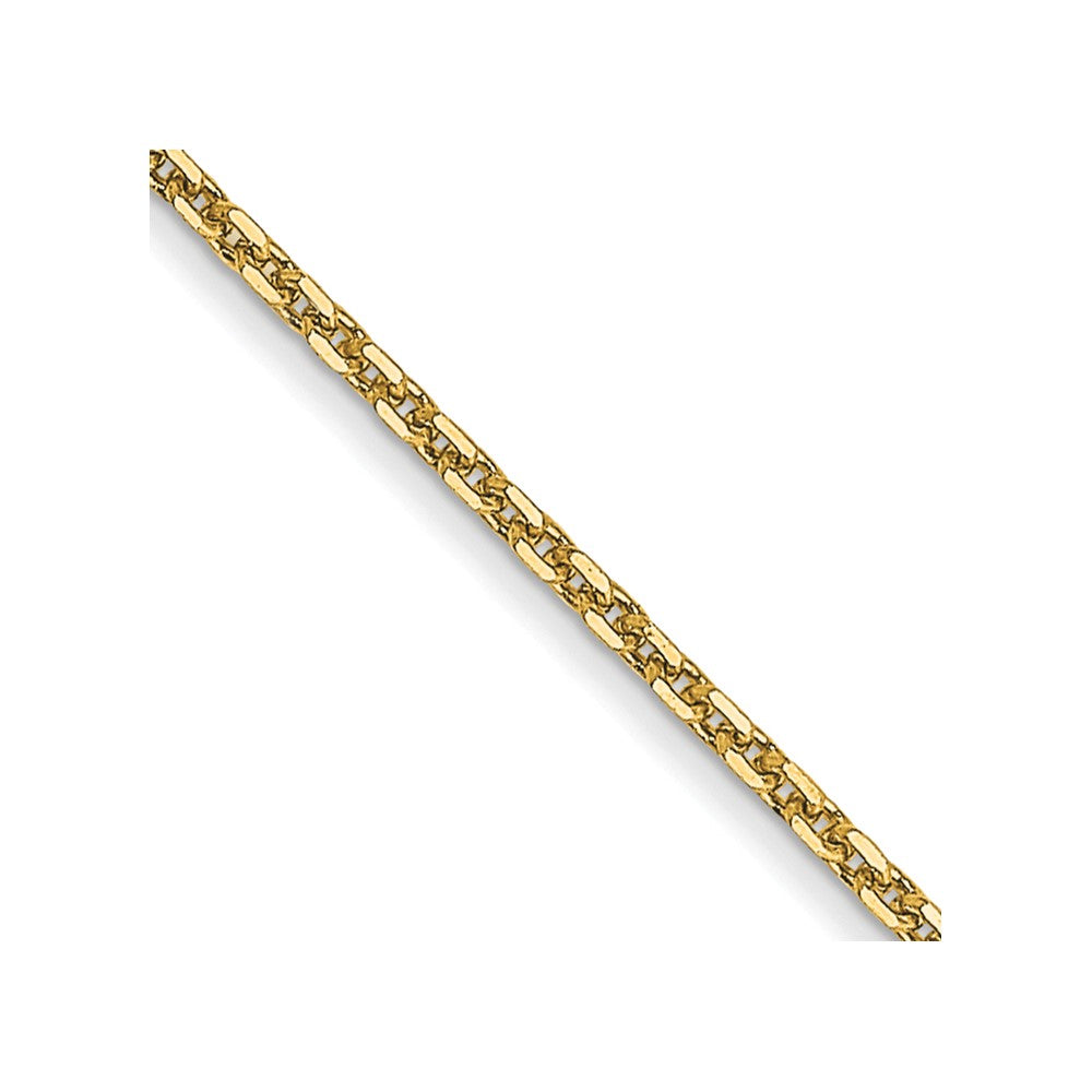 14k .95mm D/C Cable Chain - Solomon Jewelers