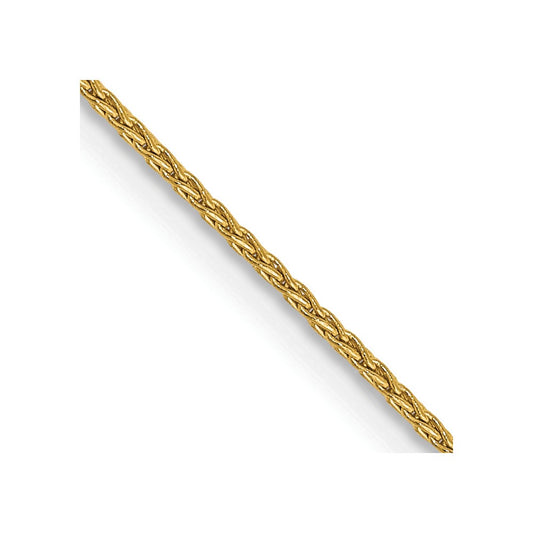 14k 1mm Parisian Wheat Chain - Solomon Jewelers
