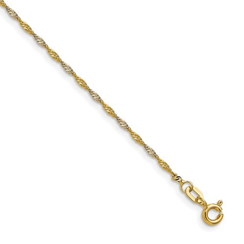 14k-yellow-gold-with-rhodium-1-4mm-singapore-lobster-clasp-chain-SolomonJeweler-Wichita-KS-CustomJewelry