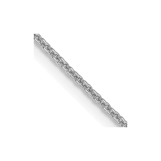 14k WG .9mm Cable with Lobster Clasp Chain - Solomon Jewelers