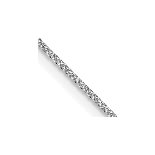 14k WG .85mm Spiga with Lobster Clasp Chain - Solomon Jewelers