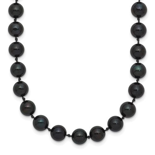 14k-white-gold-6-7mm-round-black-saltwater-akoya-cultured-pearl-necklace-SolomonJeweler-Wichita-KS-CustomJewelry