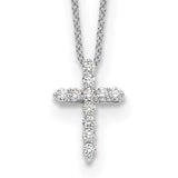 14k-white-gold-diamond-cross-18-inch-necklace-SolomonJeweler-Wichita-KS-CustomJewelry
