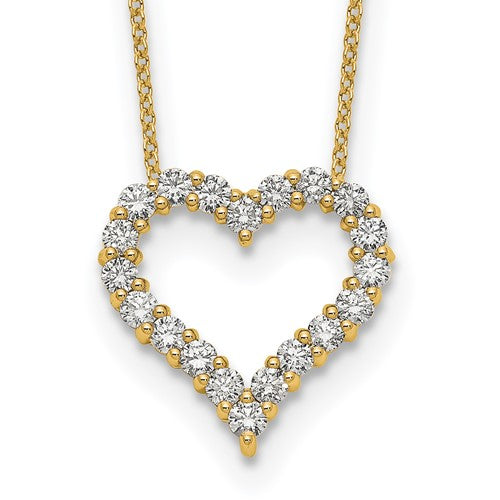 14k-diamond-heart-18-inch-necklace-SolomonJeweler-Wichita-KS-CustomJewelry
