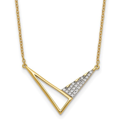 14k-polished-diamond-geometric-fashion-necklace-SolomonJeweler-Wichita-KS-CustomJewelry