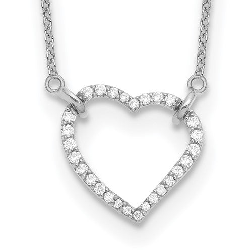 14k-white-gold-diamond-heart-pendant-necklace-SolomonJeweler-Wichita-KS-CustomJewelry