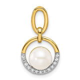 14k-polished-diamond-and-pearl-open-circle-pendant-SolomonJeweler-Wichita-KS-CustomJewelry