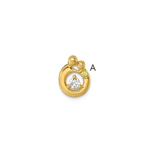 14k-1-birthstone-and-dia-mother-child-chain-slide-semi-mount-SolomonJeweler-Wichita-KS-CustomJewelry