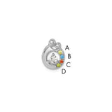 14k-wg-4-birthstone-and-dia-mother-child-chain-slide-semi-mount-SolomonJeweler-Wichita-KS-CustomJewelry