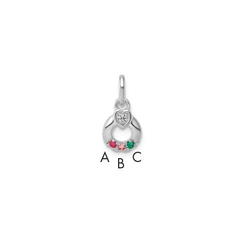 14k-wg-dia-heart-w-3-birthstone-mothers-circle-pend-semi-mount-SolomonJeweler-Wichita-KS-CustomJewelry