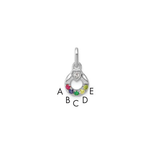 14k-wg-dia-heart-w-5-birthstone-mothers-circle-pend-semi-mount-SolomonJeweler-Wichita-KS-CustomJewelry