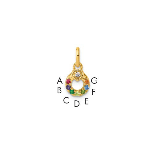 14k-dia-heart-w-7-birthstone-mothers-circle-pendant-semi-mount-SolomonJeweler-Wichita-KS-CustomJewelry