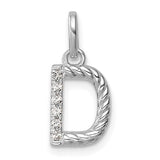 14k-white-gold-twisted-05-ct-diamond-initial-d-charm-SolomonJeweler-Wichita-KS-CustomJewelry