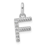 14k-white-gold-twisted-05-ct-diamond-initial-f-charm-SolomonJeweler-Wichita-KS-CustomJewelry