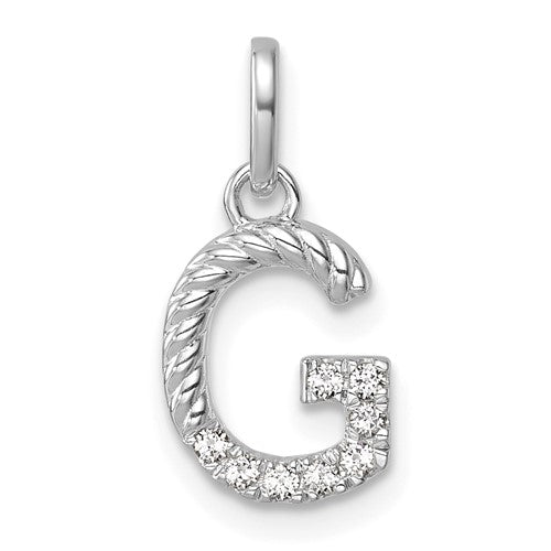 14k-white-gold-twisted-07-ct-diamond-initial-g-charm-SolomonJeweler-Wichita-KS-CustomJewelry