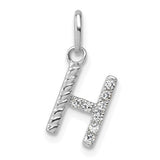 14k-white-gold-twisted-07-ct-diamond-initial-h-charm-SolomonJeweler-Wichita-KS-CustomJewelry