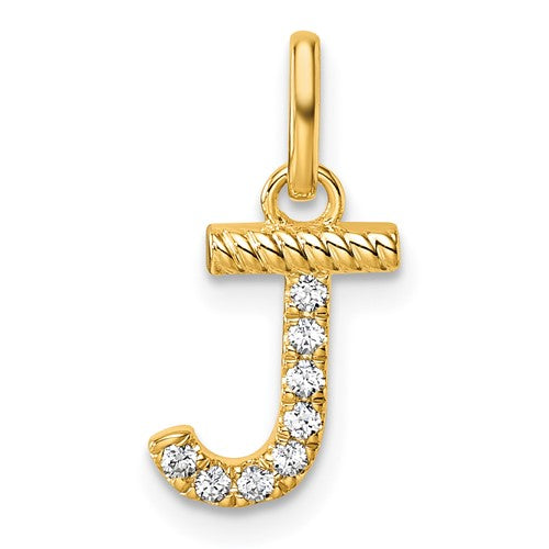 14k-twisted-07-ct-diamond-initial-j-charm-SolomonJeweler-Wichita-KS-CustomJewelry
