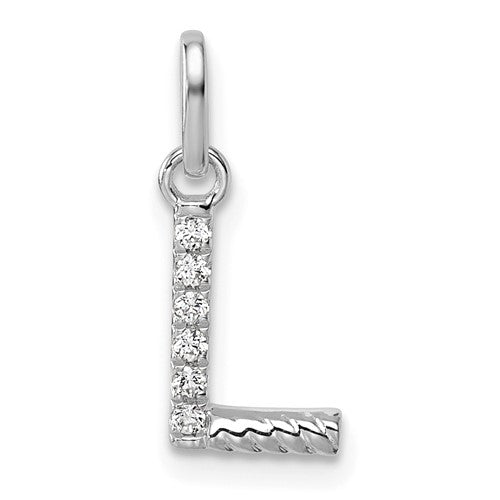 14k-white-gold-twisted-05-ct-diamond-initial-l-charm-SolomonJeweler-Wichita-KS-CustomJewelry