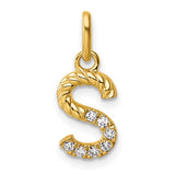 14k-twisted-07-ct-diamond-initial-s-charm-SolomonJeweler-Wichita-KS-CustomJewelry