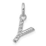 14k-white-gold-twisted-05-ct-diamond-initial-y-charm-SolomonJeweler-Wichita-KS-CustomJewelry