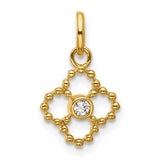 14k-polished-diamond-beaded-floral-pendant-SolomonJeweler-Wichita-KS-CustomJewelry
