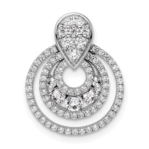 14k-white-gold-polished-diamond-layered-circles-chain-slide-SolomonJeweler-Wichita-KS-CustomJewelry