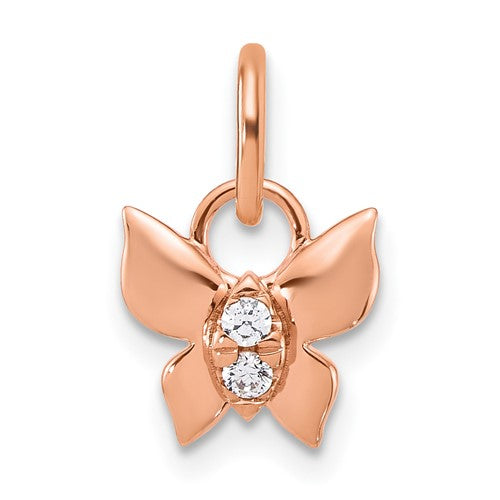 14k-rose-gold-polished-diamond-butterfly-charm-SolomonJeweler-Wichita-KS-CustomJewelry