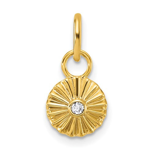 14k-polished-and-grooved-diamond-circle-charm-SolomonJeweler-Wichita-KS-CustomJewelry