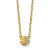 14k-polished-and-hammered-diamond-disk-necklace-SolomonJeweler-Wichita-KS-CustomJewelry