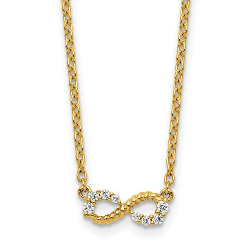 14k-polished-and-beaded-diamond-infinity-necklace-SolomonJeweler-Wichita-KS-CustomJewelry